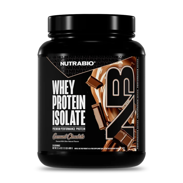 NutraBio Whey Protein Isolate Powder (20 Servings)