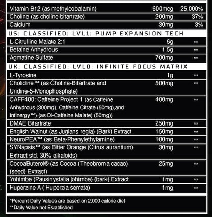 NooAnon UltraViolet Pre-Workout